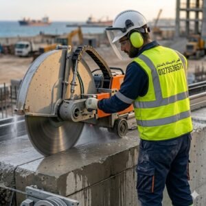 قص خرسانة في التجمع الخامس