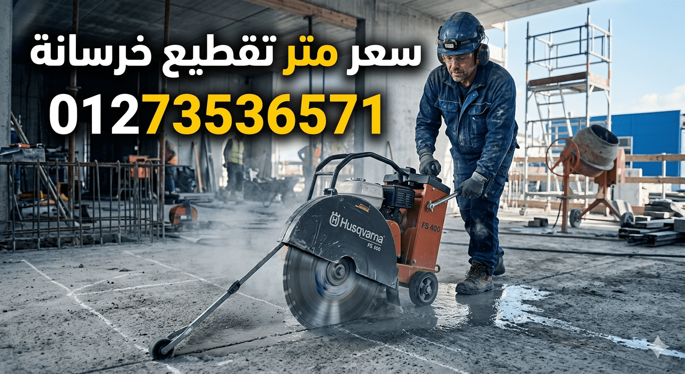 سعر متر تقطيع خرسانة