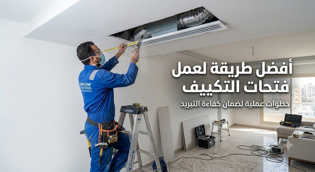 أفضل طريقة لعمل فتحات التكييف